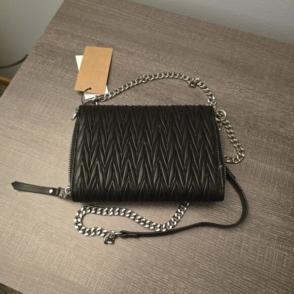 Steve Madden Chain Crossbody Black NWT - Picture 5 of 7